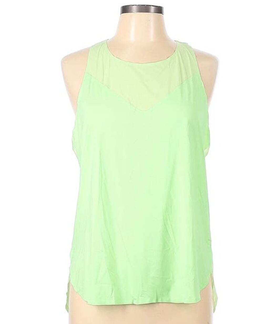 Athleta Speedwork Tank Sonic Mint Green Athleisure Running Top S